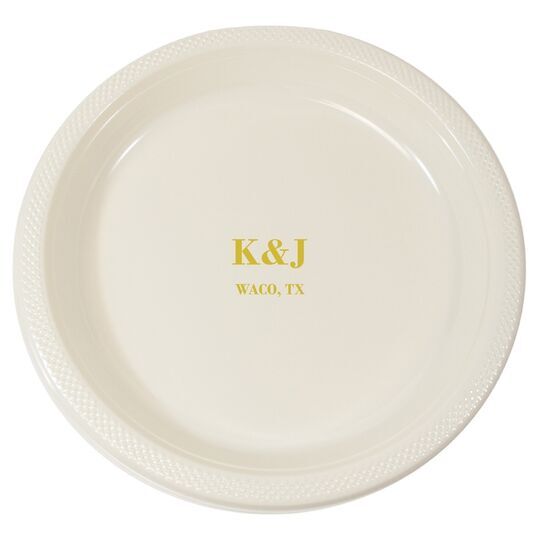 Simple and Sweet Plastic Plates